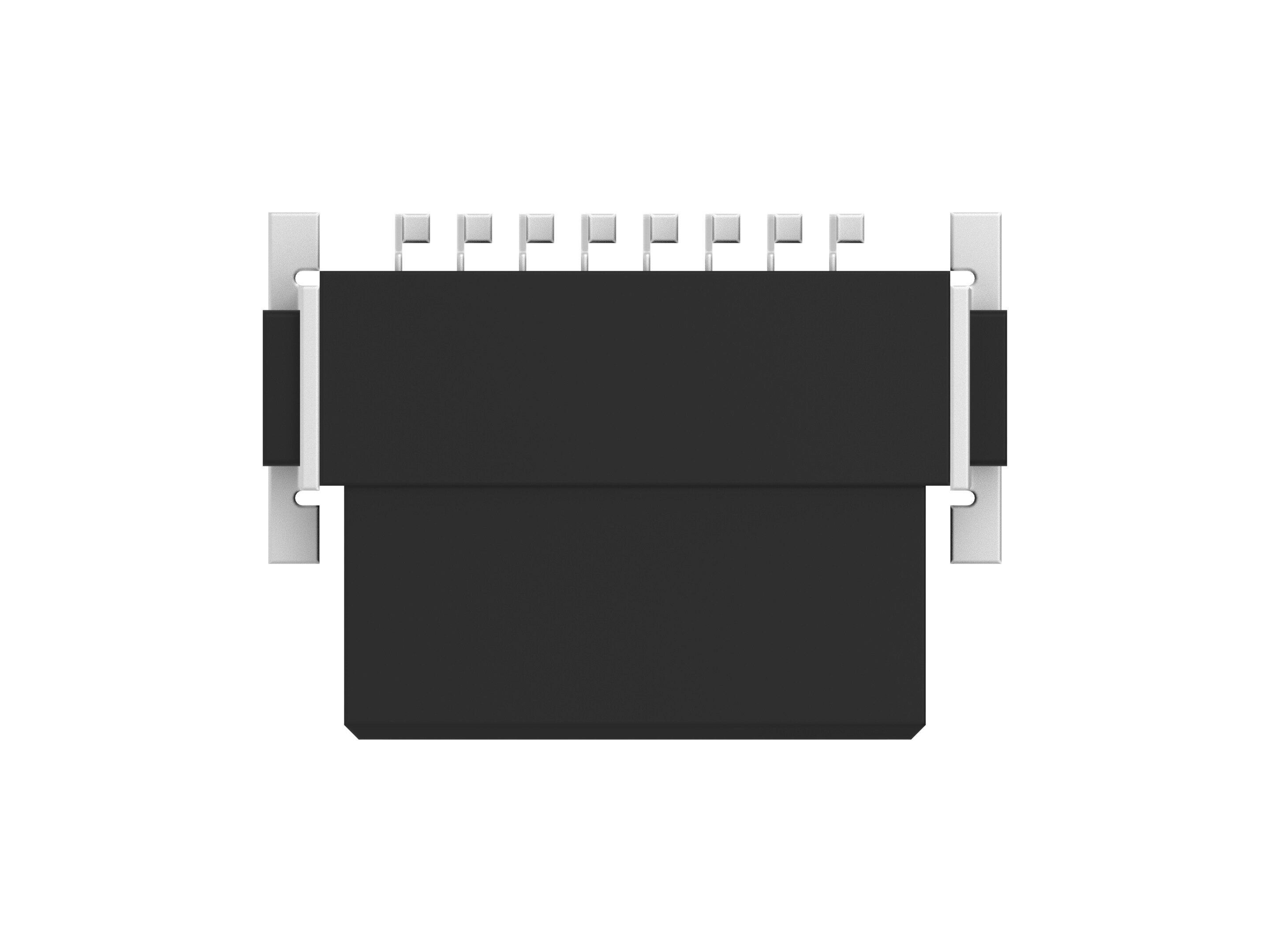 ERNI 354078 Series Vertical Surface PCB Header, 16 Contact(s), 1.27 mm Pitch, 2 Row, Shrouded