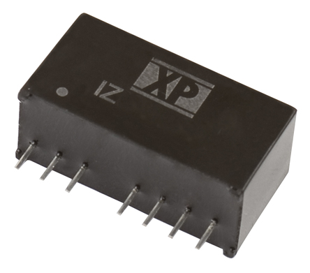 XP Power IZ DC-DC Converter, 5V dc/ 600mA Output, 9 → 18 V dc Input, 3W, Through Hole, +100°C Max Temp -40°C Min