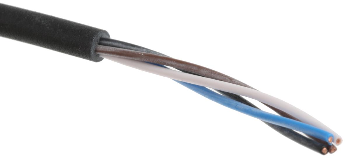 ifm electronic Female 4 way M12 to Unterminated Sensor Actuator Cable, 2m