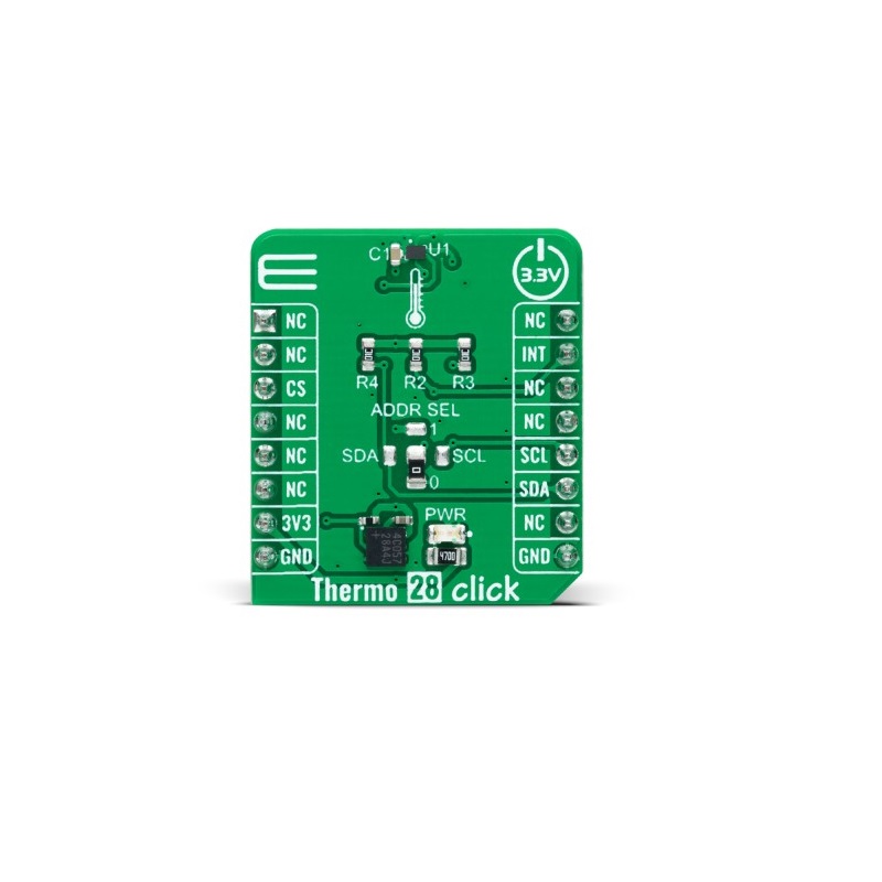 Brand-Rex Thermo 28 Click Thermocouple Sensor Development Board for AS6221 Used to replace PTC resistors in various