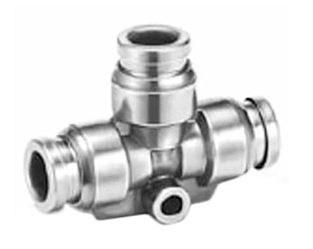 SMC Push In 3.2 mm, Push In 3.2 mm to Push In 3.2 mm, Tube-to-Tube Connection Style