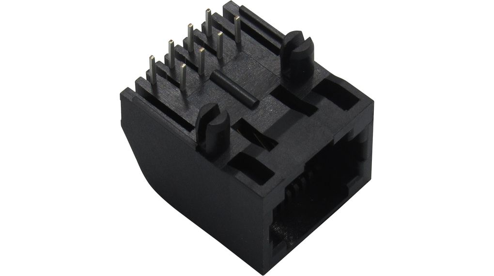 RND RND 765 Series Female RJ Connector, PCB Right Angle 1 Port