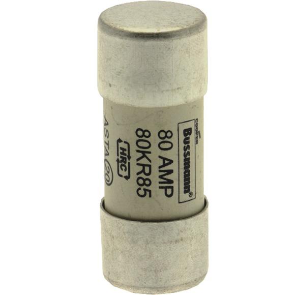 Eaton 80A Ceramic Cartridge Fuse, 23 x 57mm