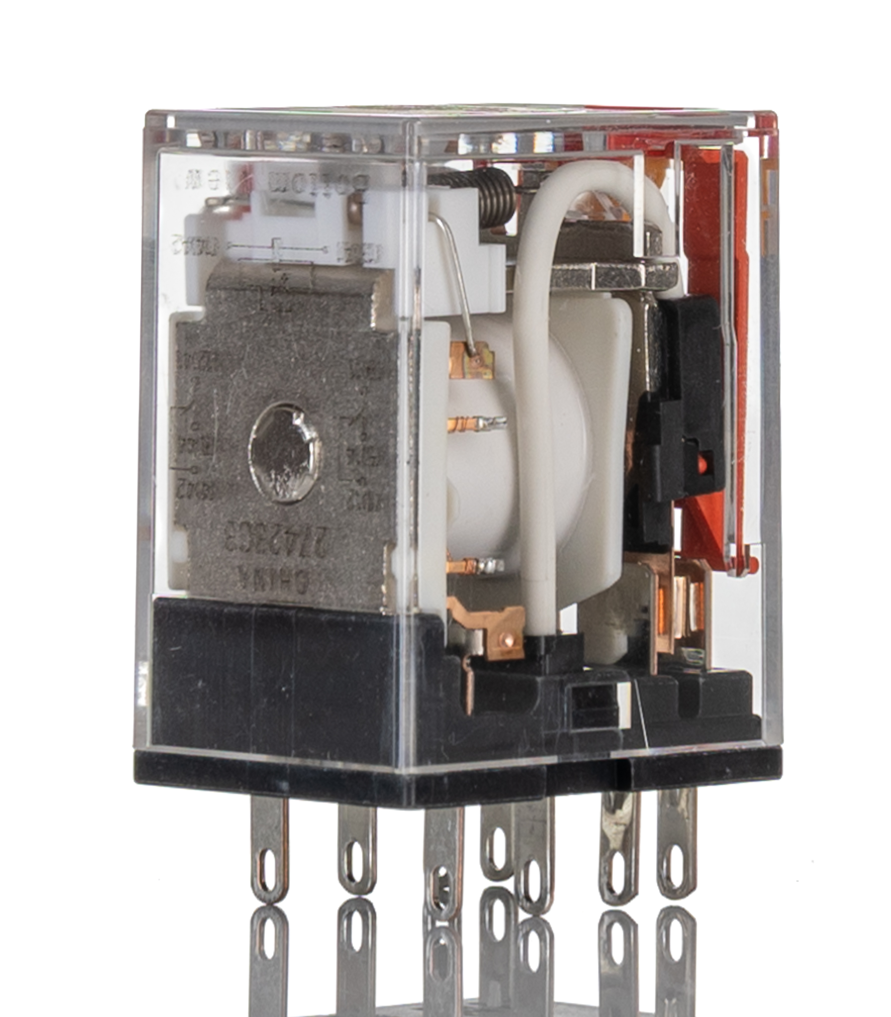 Omron Plug In Latching Power Relay, 48V ac Coil, 10A Switching Current, DPDT