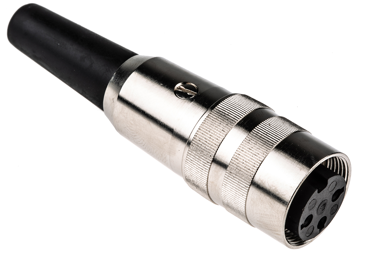 Lumberg, KV 3 Pole M16 Din Socket, DIN EN 60529, 5A, 250 V ac IP40, Screw On, Female, Cable Mount