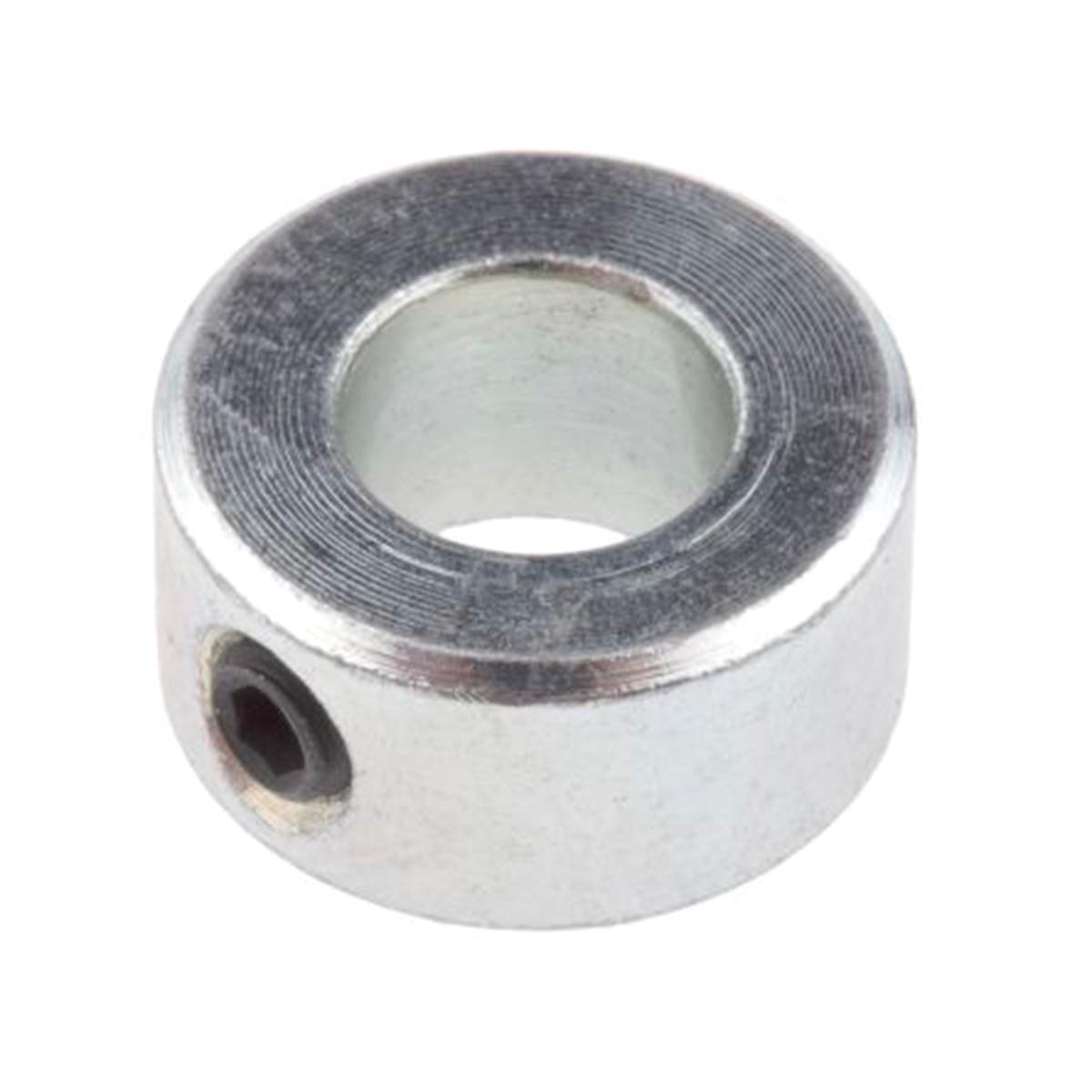RS PRO Shaft Collar, One Piece, Set Screw, Bore 17mm, OD 28mm, W 12mm, Steel