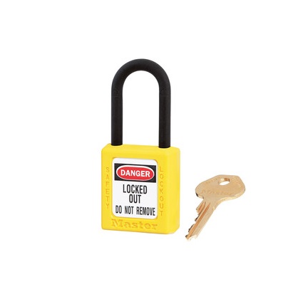 Master Lock Key Safety Padlock, 6mm Shackle