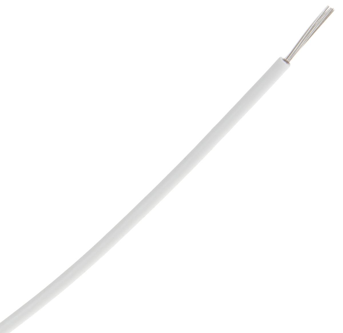 TE Connectivity M22759 Series White 2 mm² Hook Up Wire, 14 AWG, 19 / 27 AWG, 100m, ETFE Insulation, M22759/32-14-9