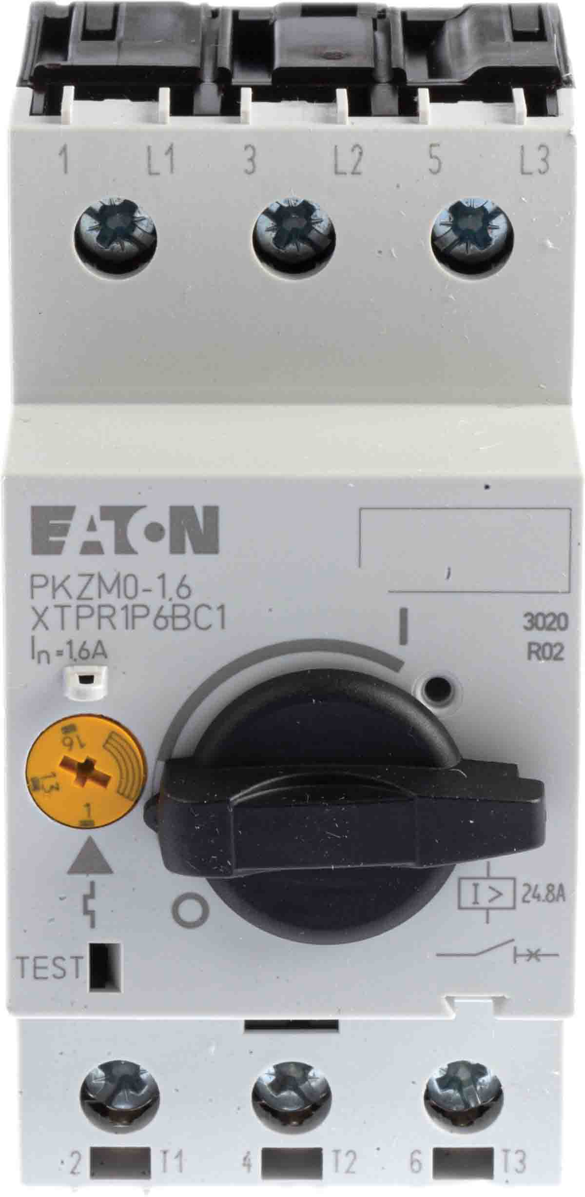 Eaton 1.6 A Motor Protection Circuit Breaker, 690 V