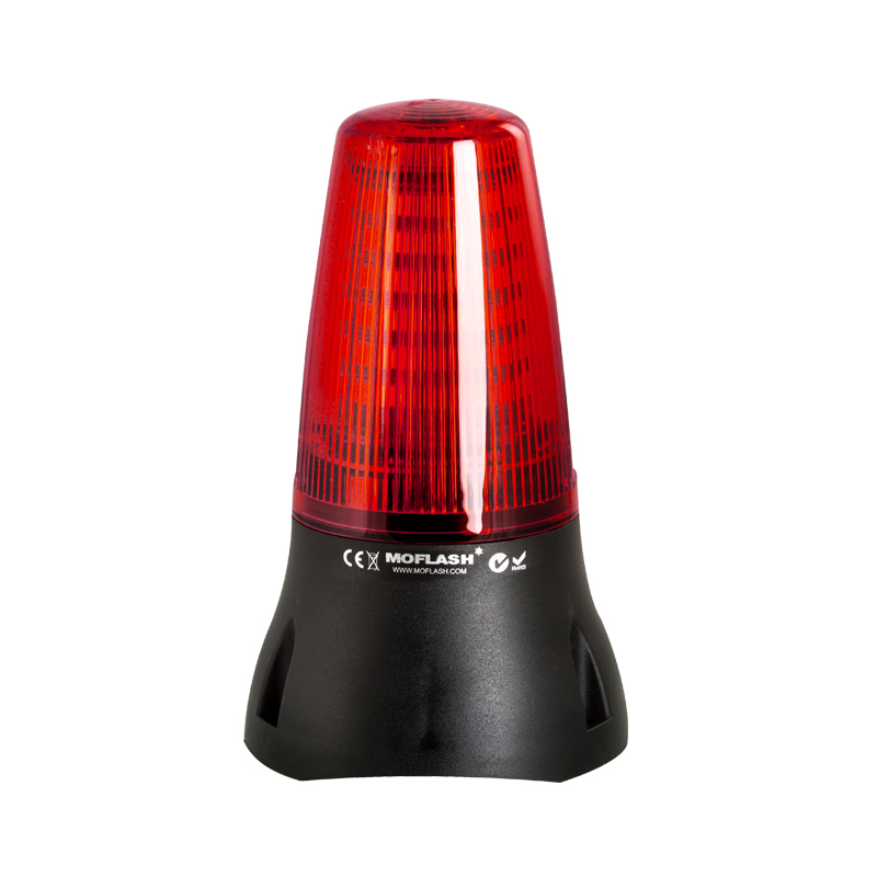 Moflash LEDA125 Series Red Buzzer Beacon, 24 V dc, IP65, Wall Mount, 90dB at 1 Metre