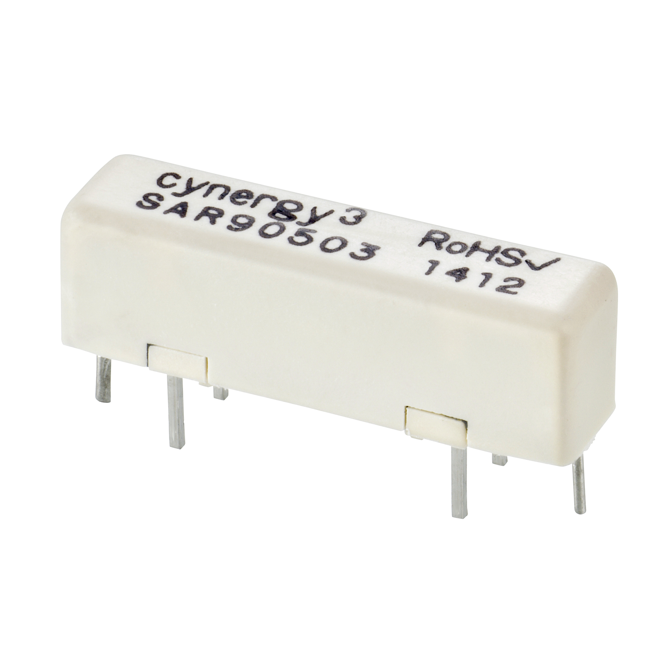 Sensata Cynergy3 PCB Mount Reed Relay, 5V dc Coil, SPST, 20V dc Max, 0.5 A Max, 140Ω