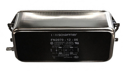 Schaffner, FN2070 12A 250 V ac/dc 400Hz, Chassis Mount EMI Filter, Fast-On, Single Phase