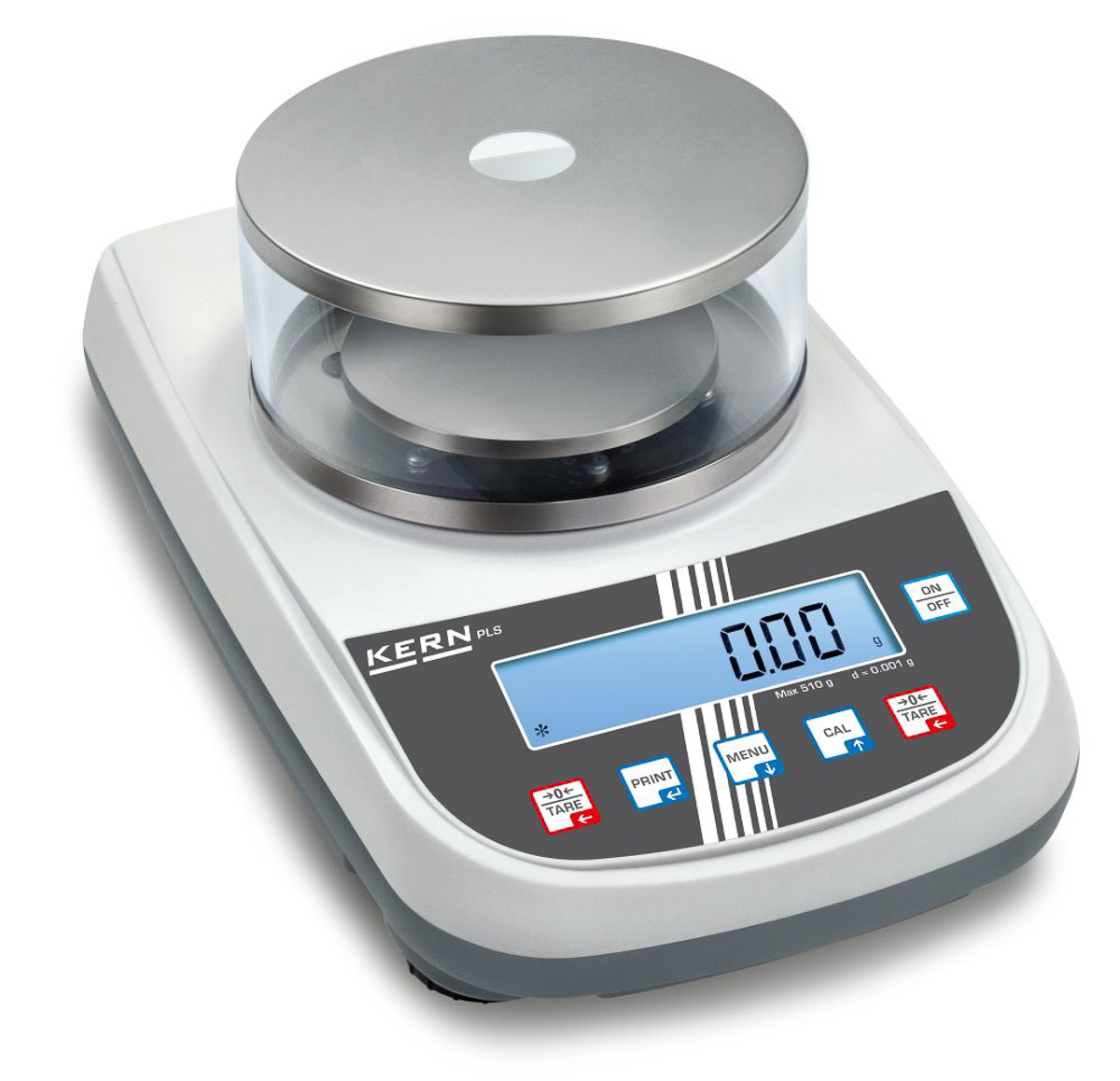 Kern PLJ 1200-3A Precision Balance Weighing Scale, 1.2kg Weight Capacity, With RS Calibration