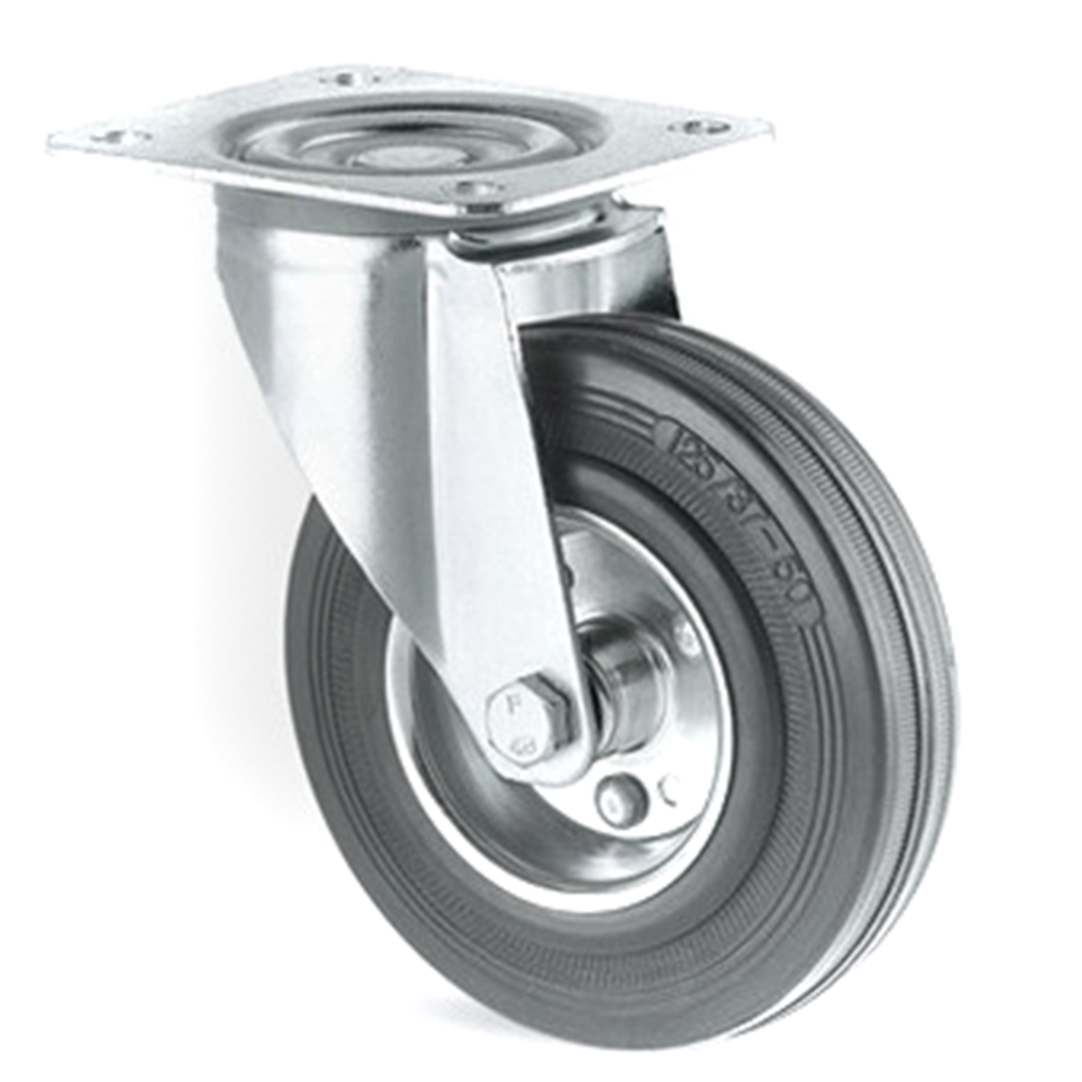Tente Swivel Castor Wheel, 205kg Capacity, 200mm Wheel