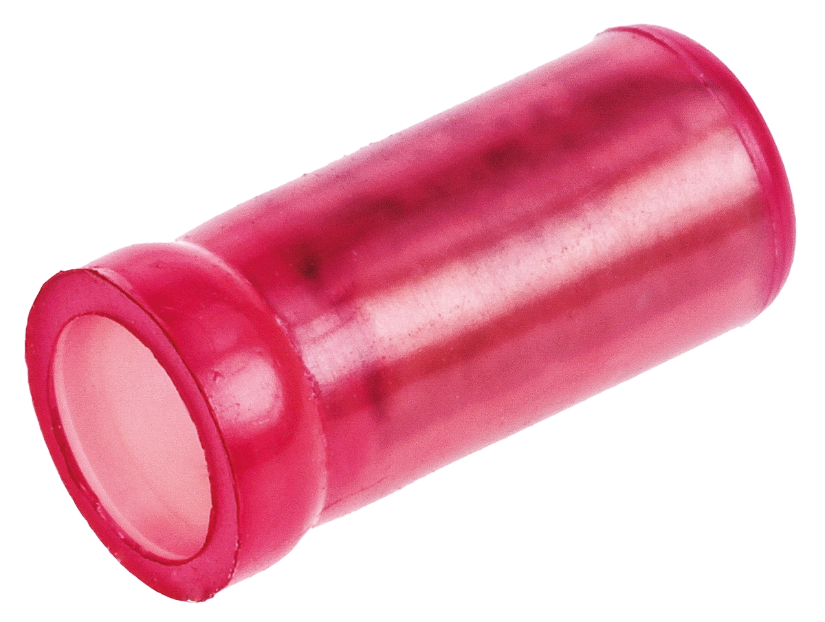 TE Connectivity Spare Wire Cap Splice Connector, Red, Insulated, Tin 22 → 18 AWG