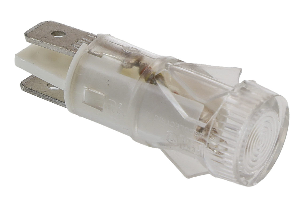 Arcolectric (Bulgin) Ltd 2870 Series Neon Panel Mount Indicator, 110V ac, 12.7mm Mounting Hole Size, Solder Tab