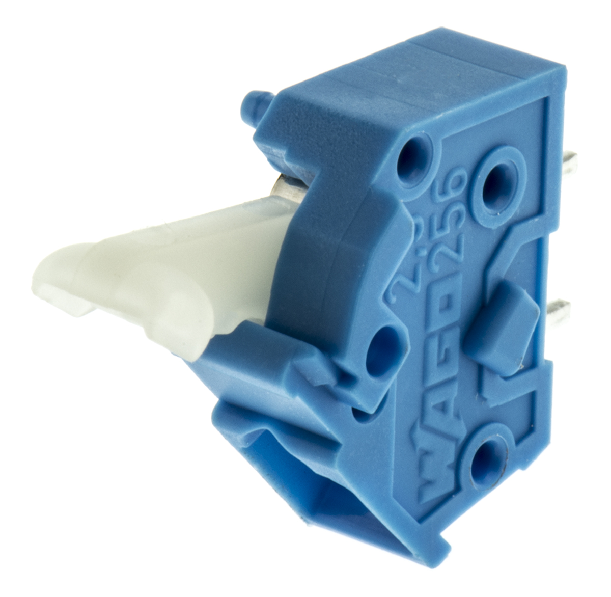 WAGO 256 Series PCB Terminal Block, Through Hole Mount, Solder Termination