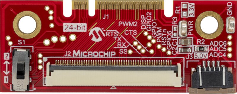 Microchip AC320213, 24-bit Graphics Pass Through Card VGA Daughter Board for Microcontroller Starter Kits