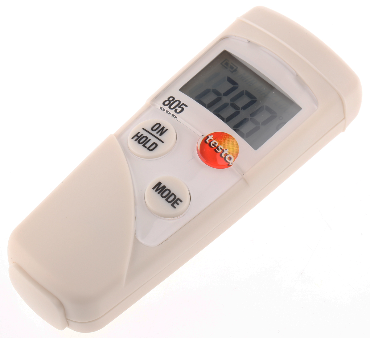 Testo 805 Infrared Thermometer, -25°C Min, +250°C Max, ±2 % Accuracy, °C Measurements With RS Calibration