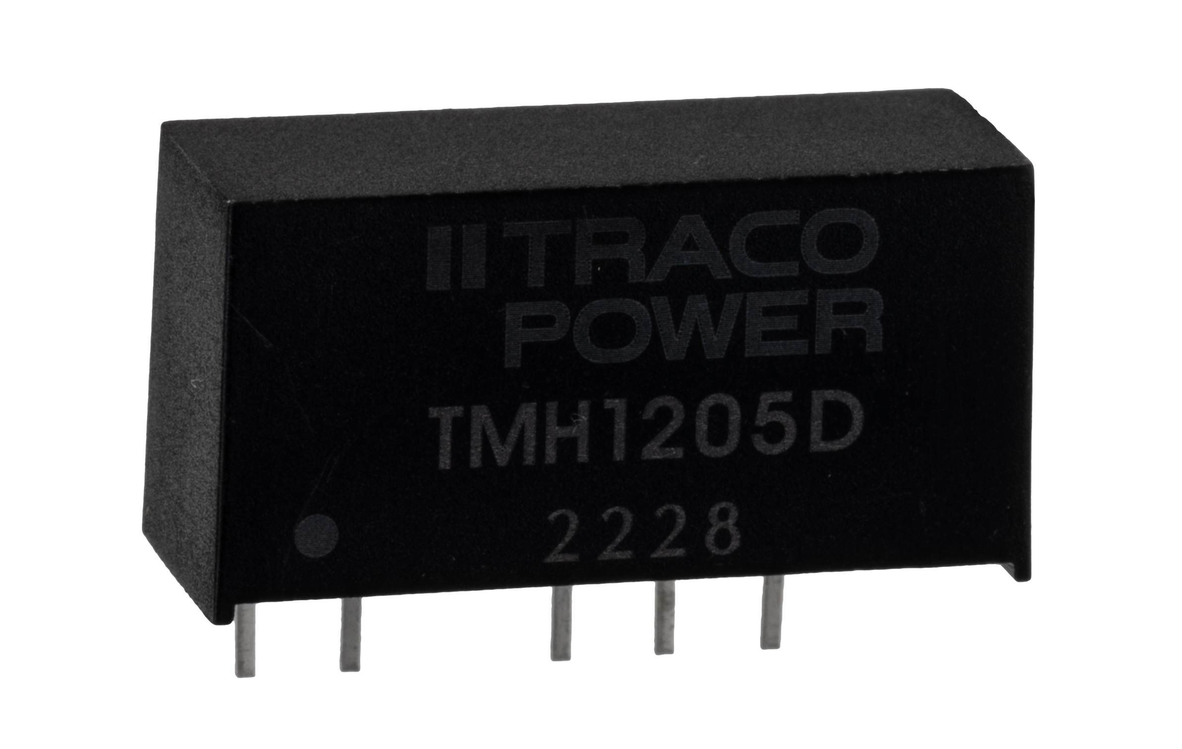 TRACOPOWER TMH DC-DC Converter, ±5V dc/ ±200mA Output, 10.8 → 13.2 V dc Input, 2W, Through Hole, +85°C Max Temp
