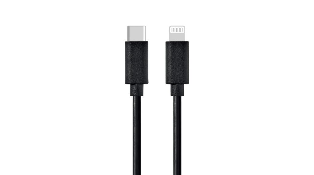 RND USB 2.0, Male USB C to Male Lightning, 480Mbps, 2m
