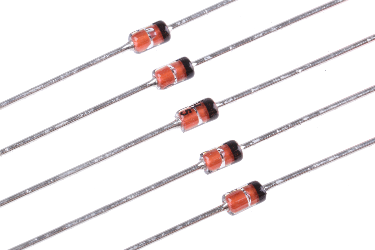 Nexperia, 15V Zener Diode ±5% 1.3 W Through Hole 2-Pin DO-41