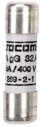 Socomec 2A Cartridge Fuse, 14 x 51mm