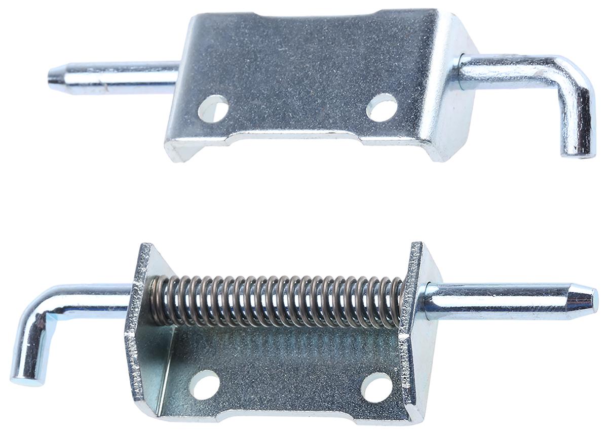 Pinet Steel Latch Hinge, Bolt-on Fixing, 82mm x 21mm x 2.8mm