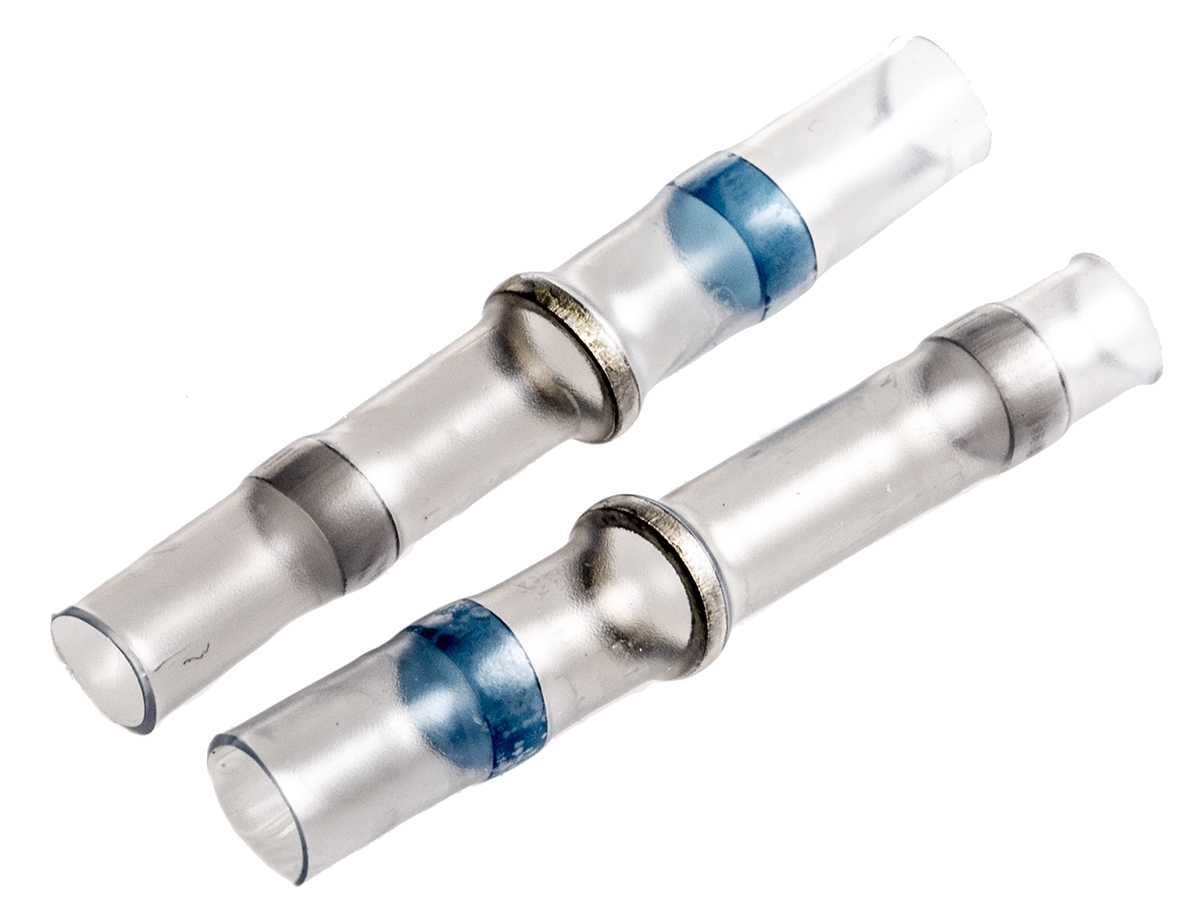 TE Connectivity Transparent Polyolefin Solder Sleeve 42mm Length 1.8 → 4.5mm Cable Diameter