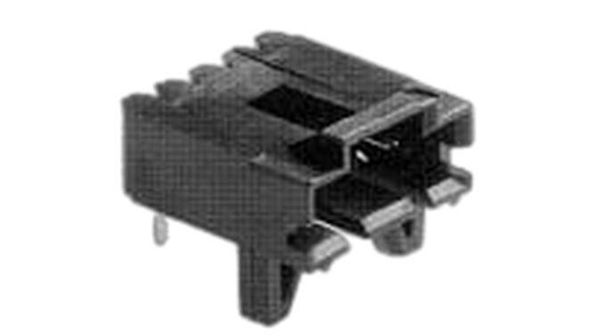 TE Connectivity AMPMODU MTE Series Right Angle Board PCB Header, 5 Contact(s), 2.54 mm Pitch, 1 Row, Shrouded