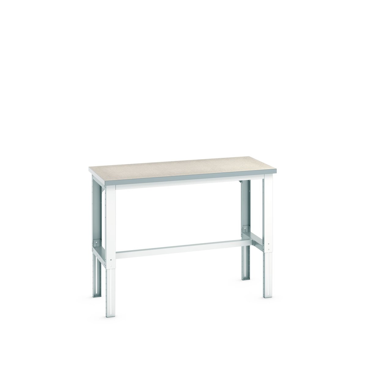 Bott Steel Workbench, Adjustable Height, 740 → 1140mm x 1500mm x 750mm