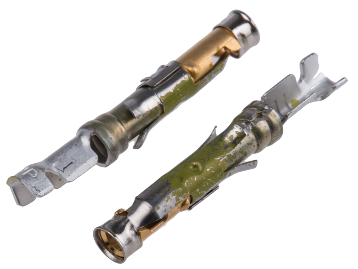 TE Connectivity Type III+ Series Female Crimp Terminal, 24AWG Min, 20AWG Max