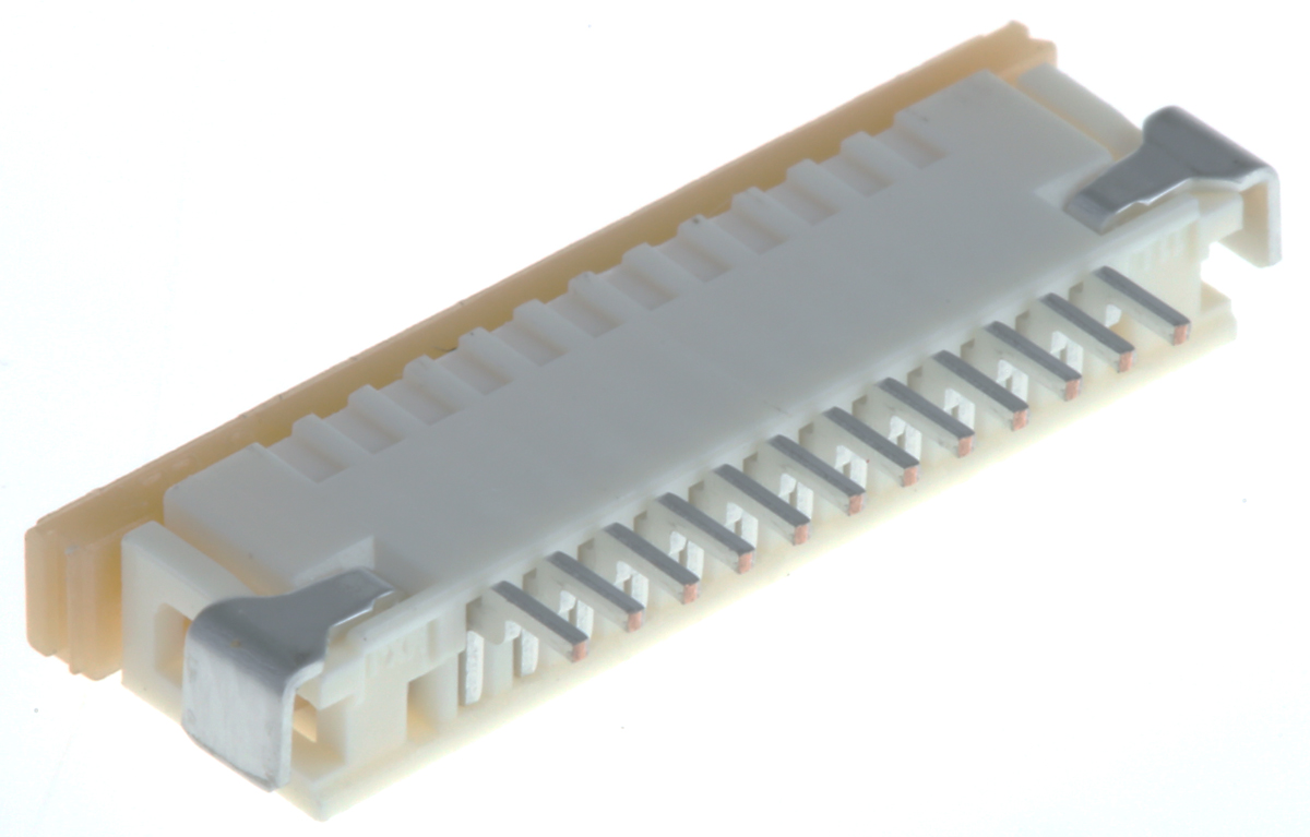 Molex, Easy-On, 52207 1mm Pitch 12 Way Right Angle Female FPC Connector, ZIF Top Contact