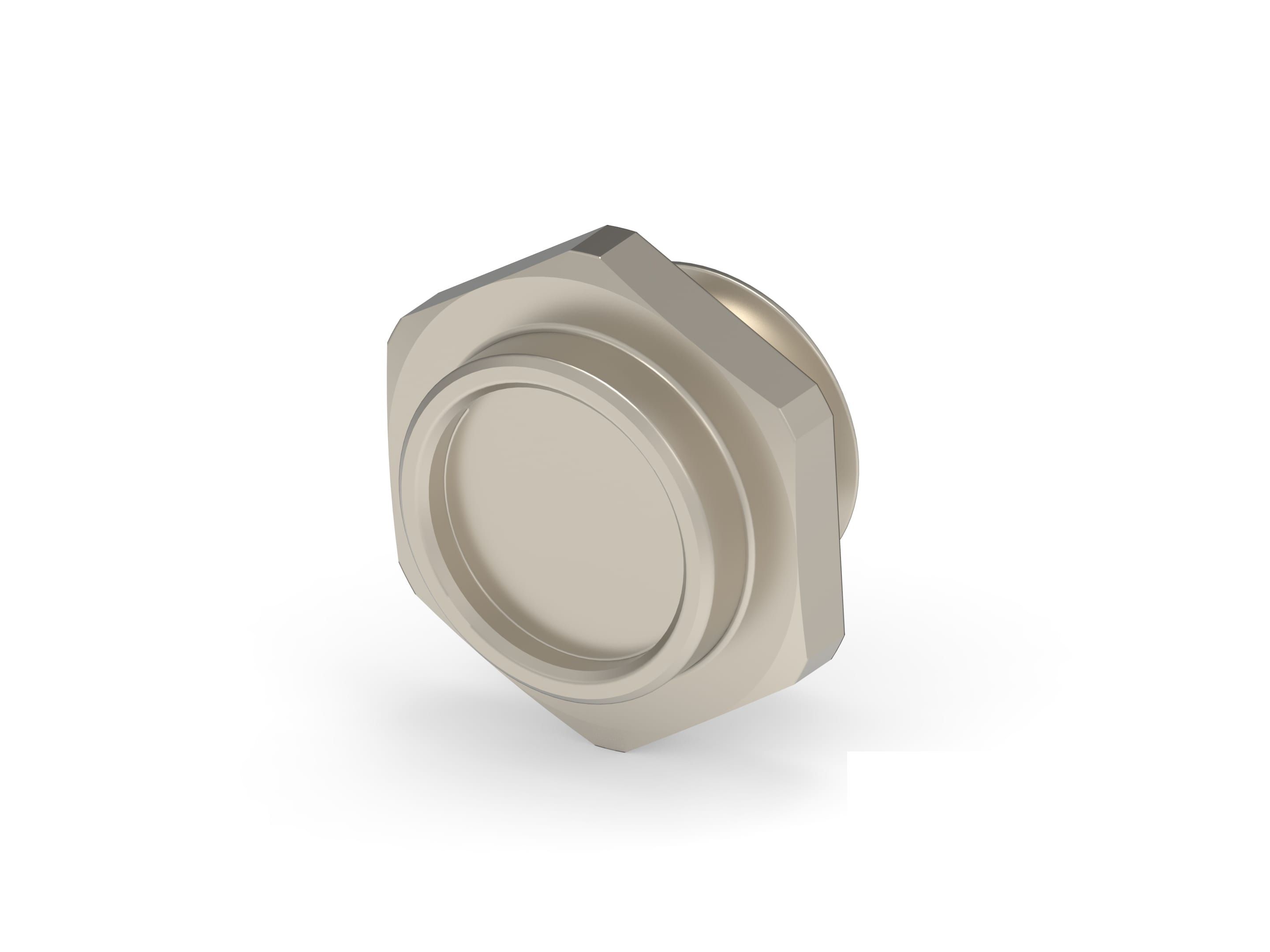 ERNI Tan Connector Hardware, Shell Size 13mm for use with M8 Connector
