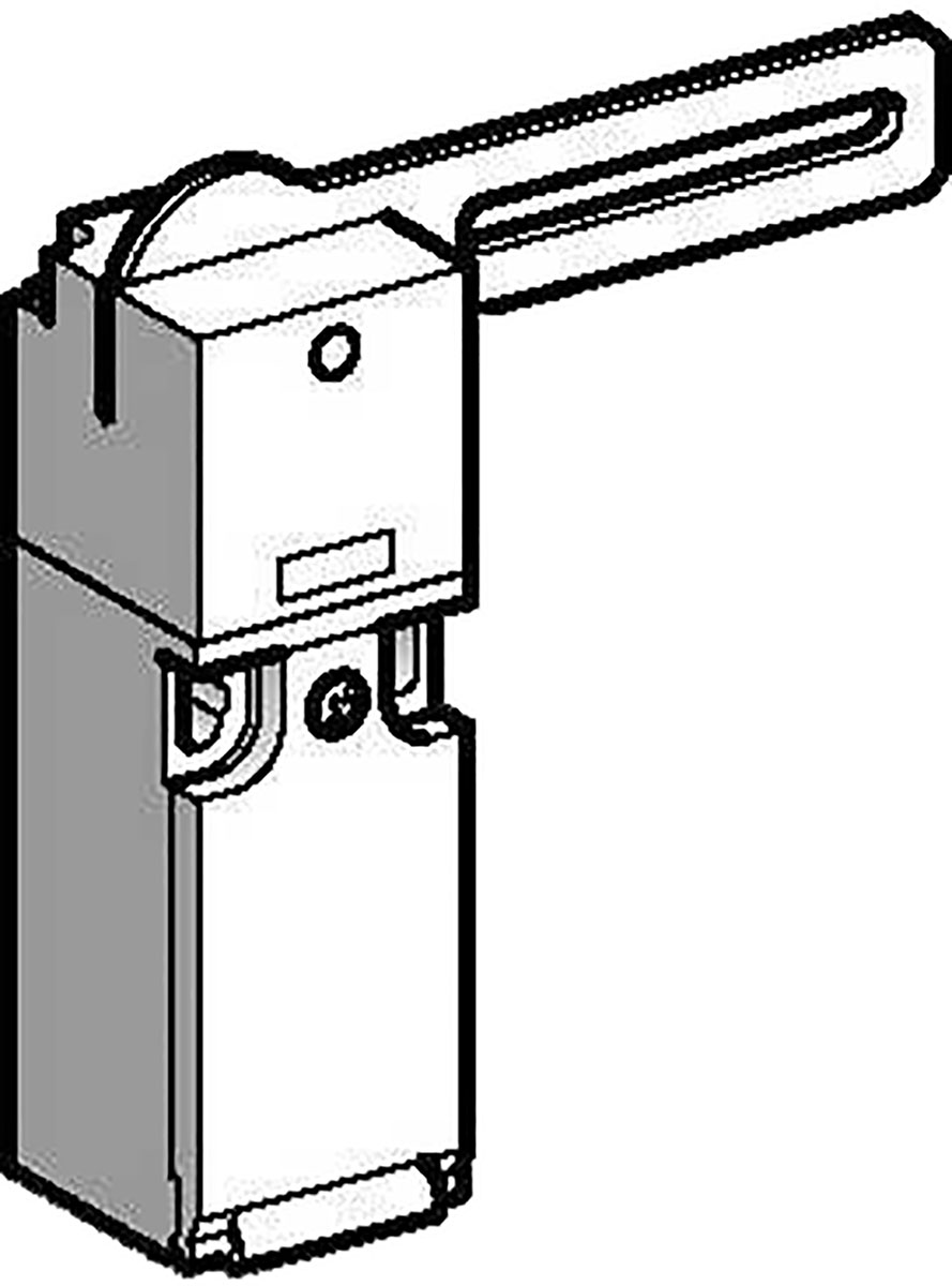 Telemecanique Sensors XCS Series Straight Lever Interlock Switch, 2NC, IP67, DP, Glass Fibre Reinforced Nylon Housing