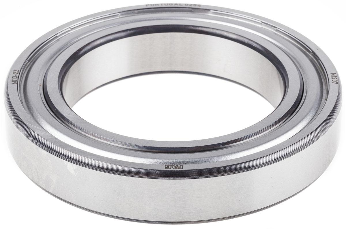 FAG 6013-2Z 1 Row Ball Bearing - 65 mm ID, 100 mm OD