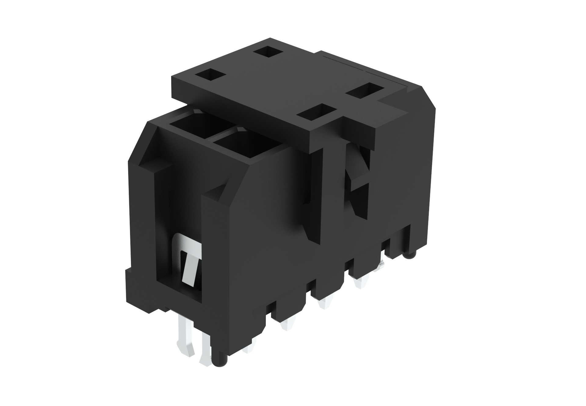 Amphenol Communications Solutions G88MP081020 Series Vertical Board Mount PCB Socket, 8-Contact, 2-Row, 3mm Pitch,