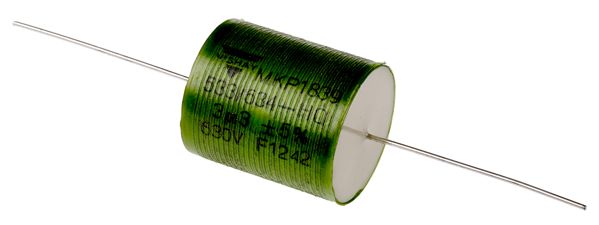 Vishay MKP 1839 HQ Polypropylene Film Capacitor, 800V dc, ±5%, 3.3μF, Through Hole
