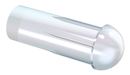 1292.5000 MENTOR, Panel Mount LED Light Pipe, Clear Dome Lens