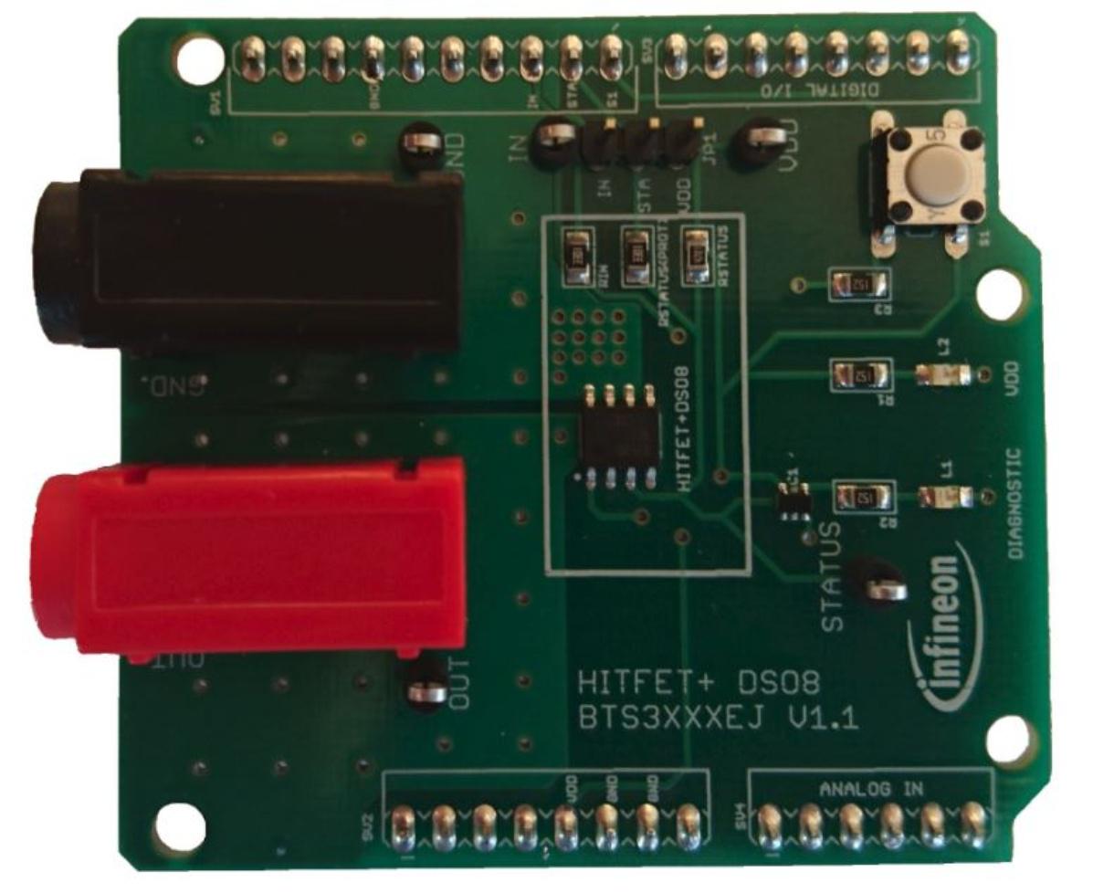 Infineon BTS3035EJ DEMOBOARD LED Driver for Arduino Uno for Arduino Uno