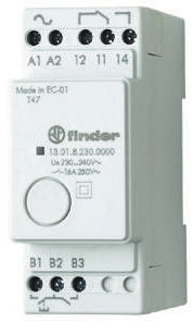 Finder DIN Rail Monostable Relay, 12V ac/dc Coil, 16A Switching Current, SPDT