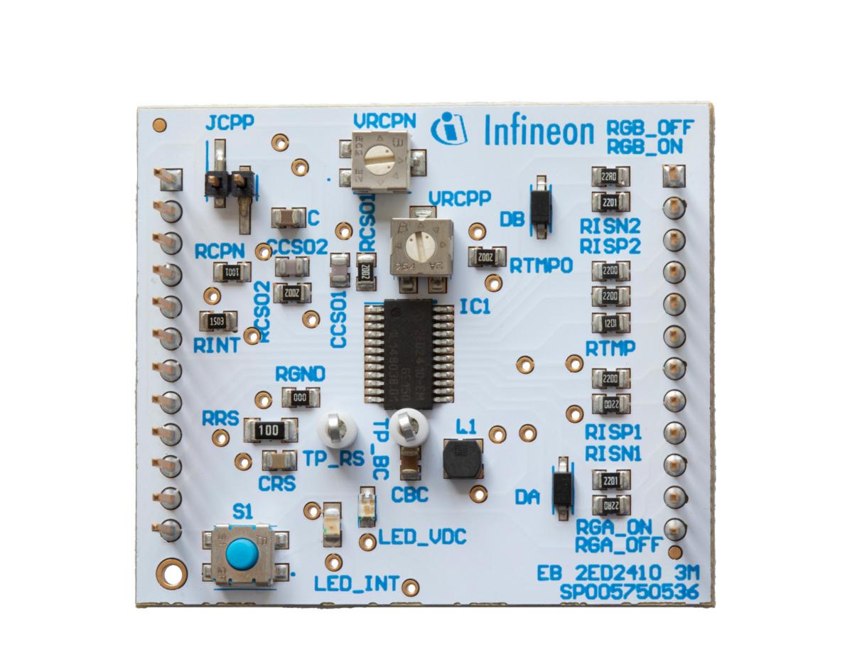 Infineon EB 2ED2410 3M MOSFET for Gate Driver, Power MOSFET for Adjustable Wire Protection