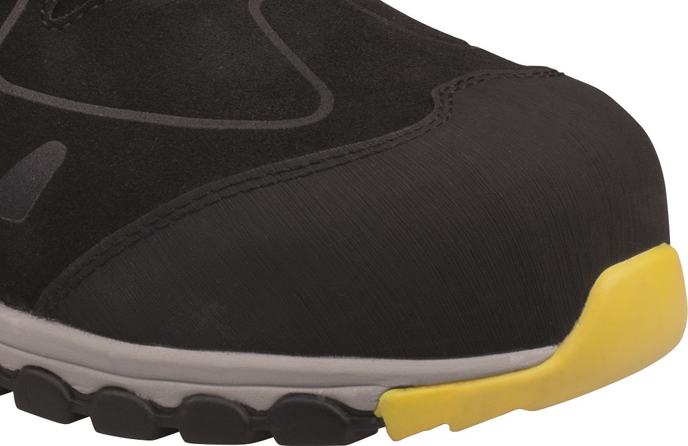 Delta Plus Black, Yellow Composite Toe Capped Men's Safety Boots, UK 11, EU 46
