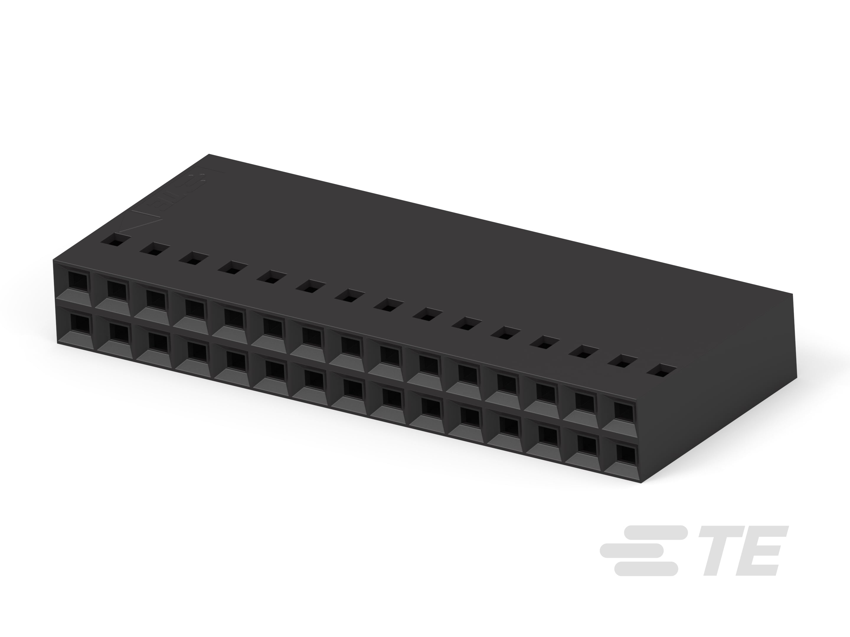 TE Connectivity, AMPMODU IV/V Receptacle Connector Housing, 2.54mm Pitch, 30 Way, 2 Row