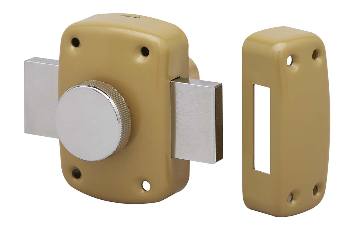 Dom Metalux Door Bolt, 90 x 110mm