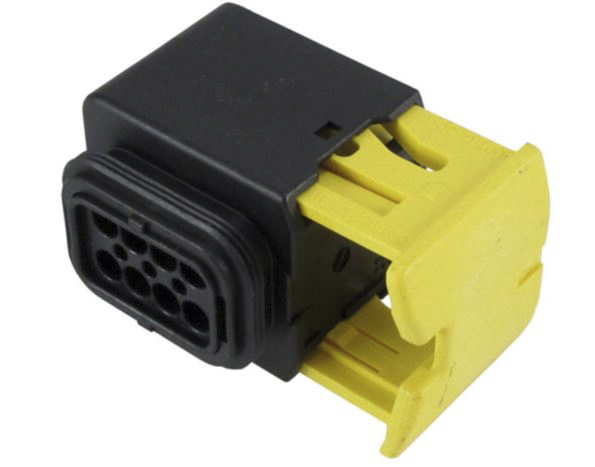 TE Connectivity, HDSCS Automotive Connector Socket Black Plug-In 8 Way 1-1418479-1
