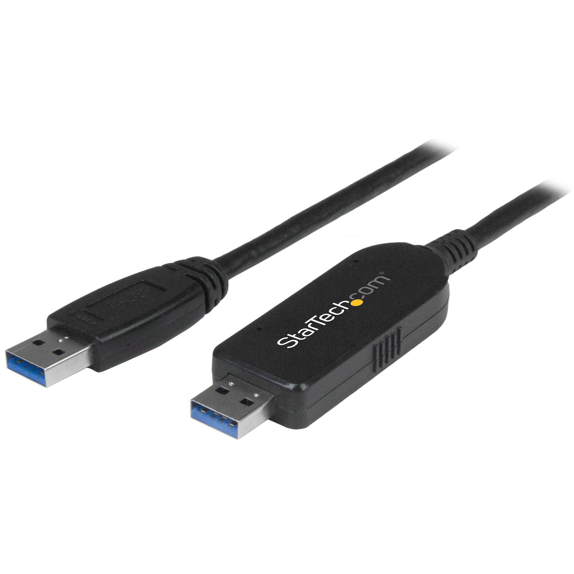 StarTech.com USB 3.0, Male USB A to Male USB A, 5Gbps, 1.8m