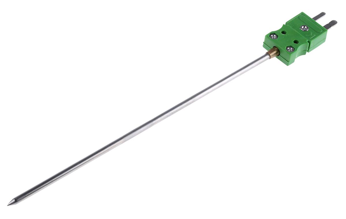 Hanna Instruments K Penetration Temperature Probe, 155mm Length, 3mm Diameter, +900 °C Max