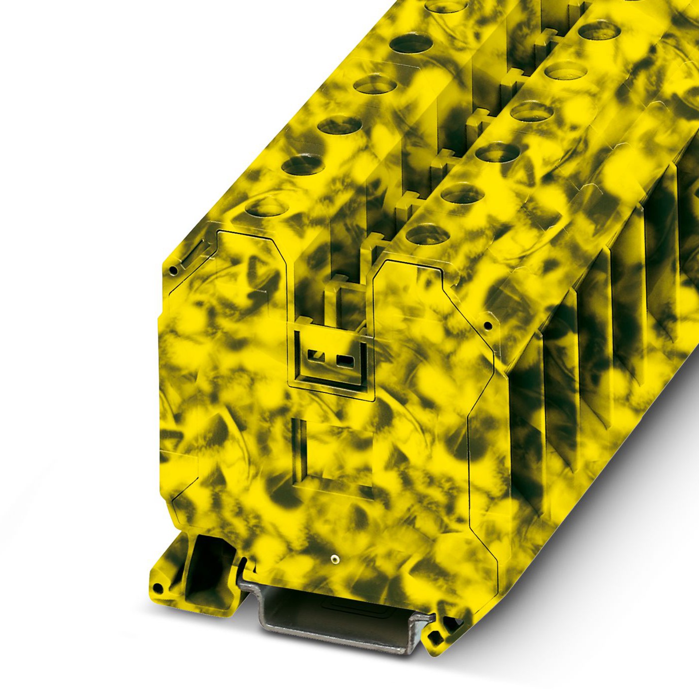 Phoenix Contact 3047676 UT 35-FE Series Black, Yellow, Single-Level, Screw Termination