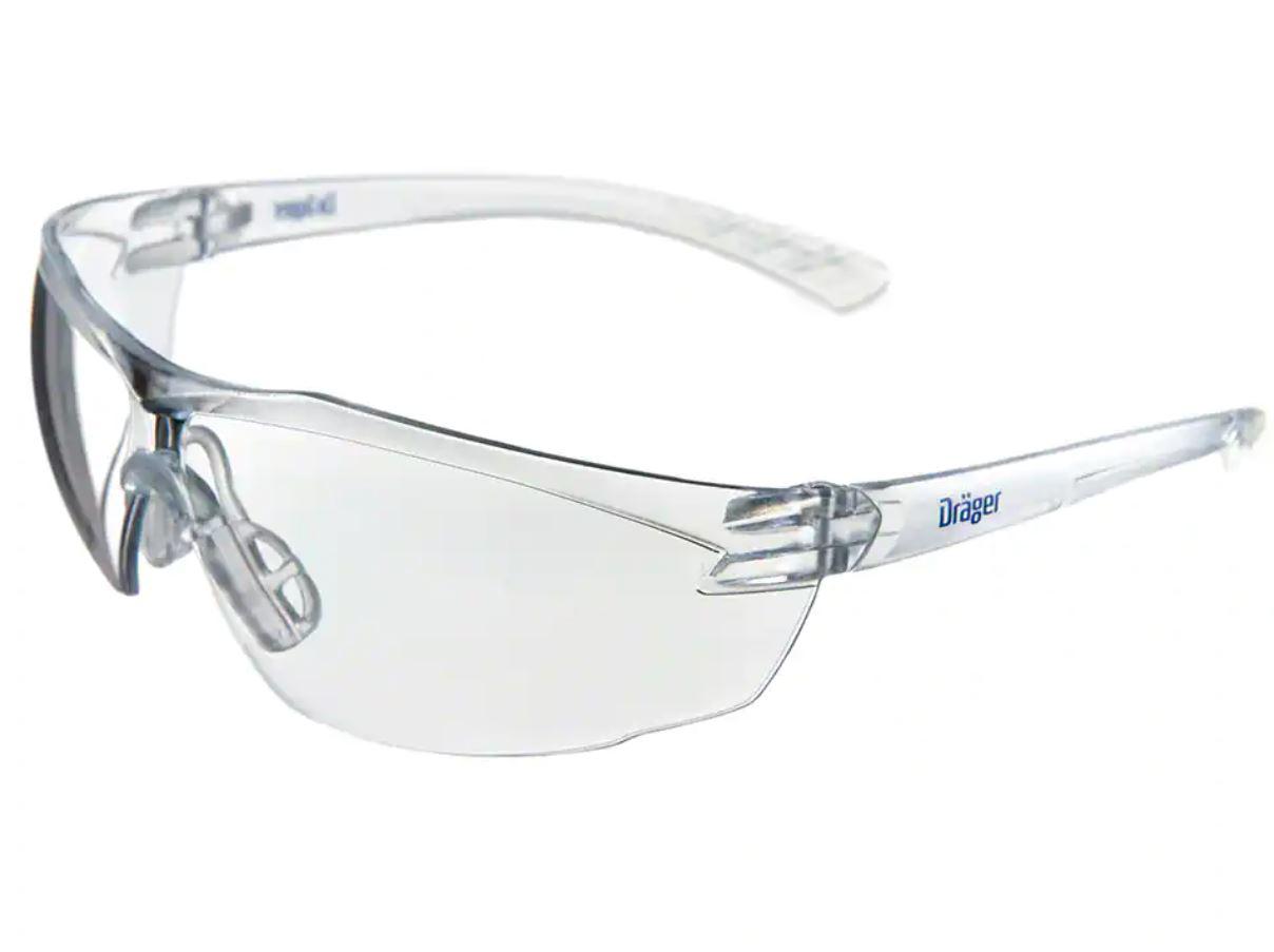 DRAEGER 8240 Anti-Mist Over Specs, Clear Polycarbonate Lens
